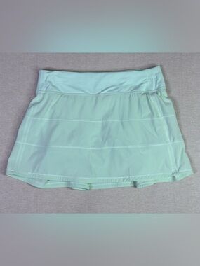 Lululemon Mint Green Pace Rival Athletic Tennis Skort Size 6